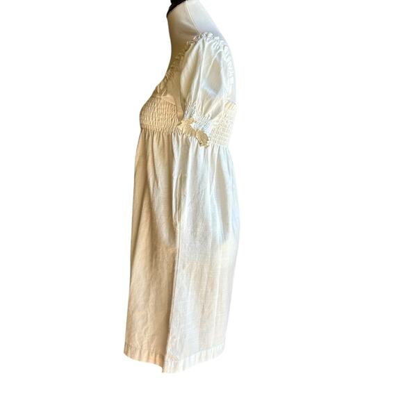 NWT Faherty Ramona Smocked Organic Cotton Dress sz xs - Picture 5 of 7